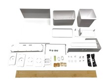 Ensemble combiné organisateur de cuisine auto-adhésif Tesa XL 70043 blanc