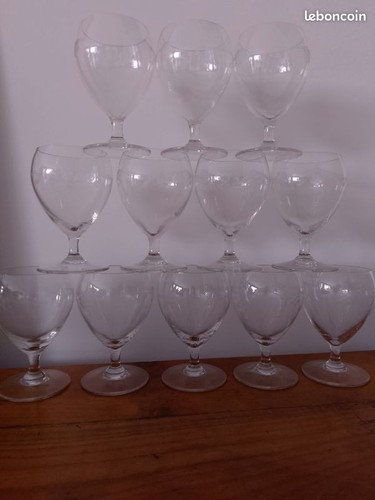 Verres eau en cristal - à,