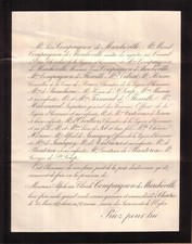 PARIS - FAIRE PART DE DECES MICHEL JEAN VICTOR PELLISSIER DE FELIGONDE 1895