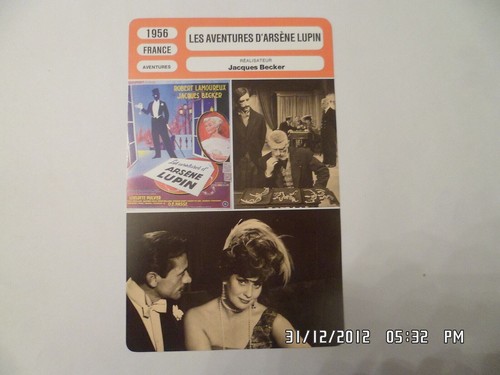 Carte fiche cinema 1956 les - carte,