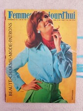 FEMMES D'AUJOURD'HUI N°1150 17/5/1967 Mode Couture Nina et Frederik Poupées