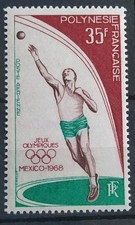 Timbre Polynésie Française Poste Aérienne Jeux Olympiques N° 26 Neuf** 1968