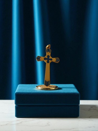 Pendentif croix religieuse
