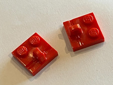 2 x LEGO red Hinge Locking 1
