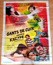 Gants de cuir contre Karaté (Shanghai boxer) - 1974 -  Affiche Cinéma 120x160 