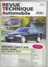 REVUE TECHNIQUE MERCEDES CLASSE C  W203 Diesel 200 et 220 CDi  de 2004 à 2007