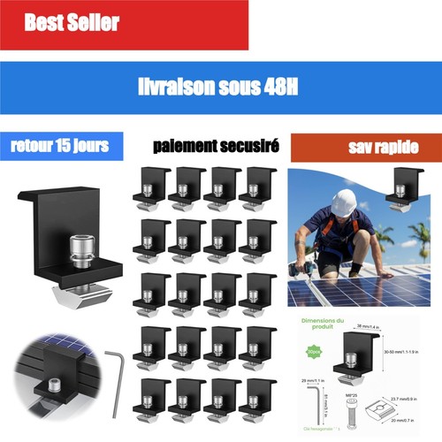 Supports panneau solaire - 20,