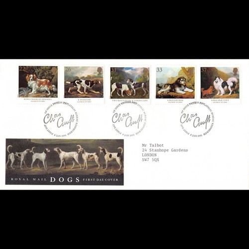Fdc royal mail chiens - royal,