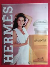 PUBLICITE DE PRESSE:  Parfum AMAZONE de HERMES Paris 1981