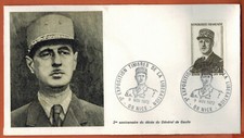 1972-Fdc 1°Jour-Général Charles de Gaulle-2° Anniversaire du décès-Yv.1695