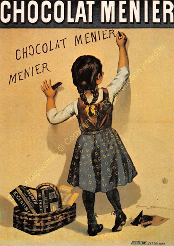 Affiche friandises chocolat - affiche,