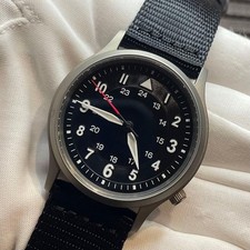 Montre militaire neuve en titane pilote mouvement Seiko du Japon