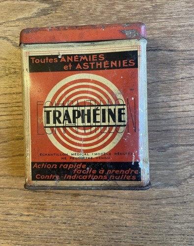 Boîte ancienne traphéine - ancienne,
