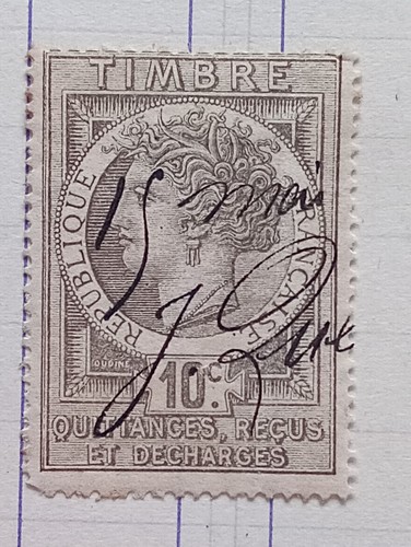 Bw018 timbre fiscal oblitéré - timbre,
