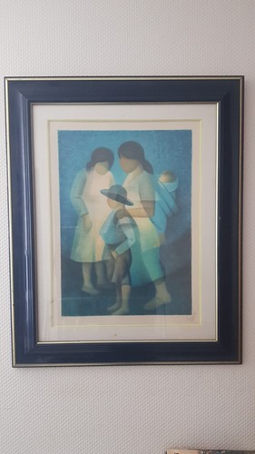 Lithographie signé de - lithographie,
