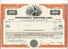 Pennzoil Uinted, Inc. 1971 - Très rare à prix spécial -