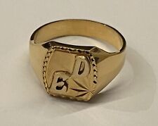 Chevalière Plaque Or - A Voir