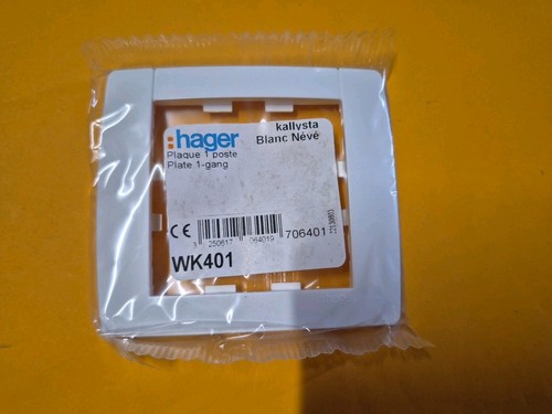 Hager wk401 kallysta plaque - hager,