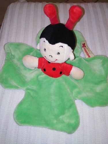 Doudou plat coccinelle nicotoy - doudou,