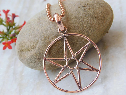 Médaillon pendentif étoile - pendentif,