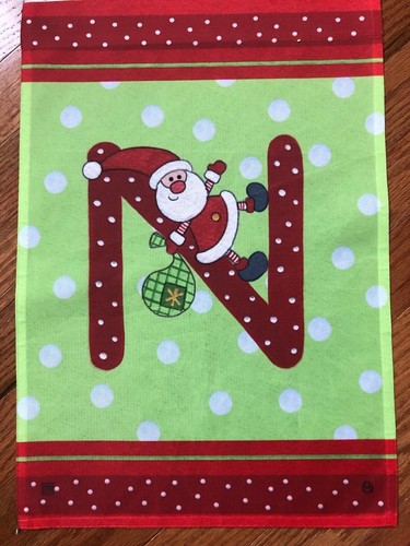 Holiday garden flag santa - holiday,