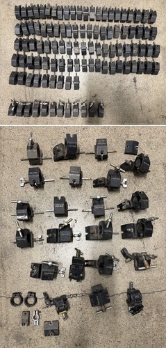 Large lot gibraltar drum rack - lot,