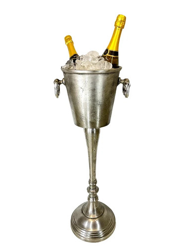 Seau glace argent sur - glace,