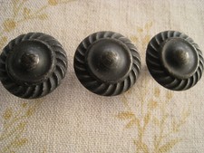 Lot de 3 Boutons de Meuble Fer
