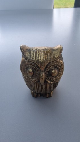 Chouette vintage laiton - chouette,