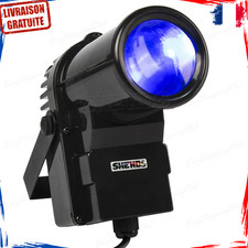 Projecteur LED 10W RGBW Mini Spot avec Contrôle DMX Éclairage Fête Discothèque