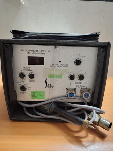 Portable milliohmmeter sefelec - portable,