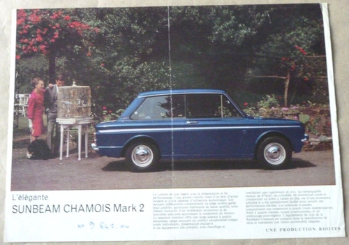 Sunbeam chamois mk2 catalogue - chamois,