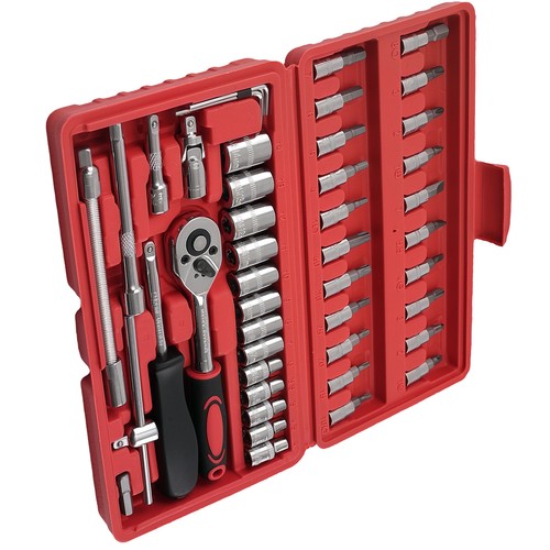 Coffret cliquet pièces - coffret, 46