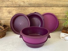 925⚜️ Micro Vap' Cuiseur Vapeur Micro-Onde Tupperware Violet