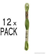 12x DMC Fil de broderie Mouline Special 117mc -92, 6 fils, 8m
