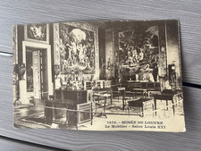 CPA PARIS MUSÉE DU LOUVRE LE MOBILIER SALON LOUIS XVI