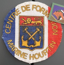Patch Ecusson 1960 CFM HOURTIN Centre Formation Maritime tissu Marine Nationale
