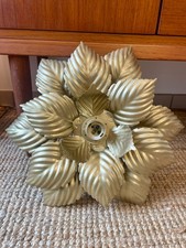 Applique ou plafonnier fleur Masca dorée - Made in Italy