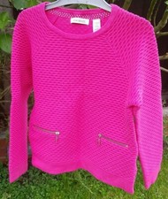 Chemisier pull rose fille créateur français Okaidi taille 6 ans 