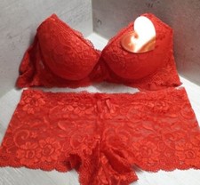 Ensemble soutien gorge Rouge