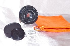 BEL objectif PANCAKE 50mm M42 INDUSTAR 50-2, bouchons et housse, RENDUS UNIQUES