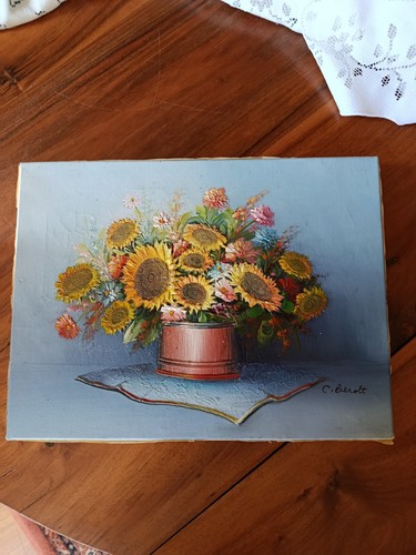 Tableau nature morte bouquet