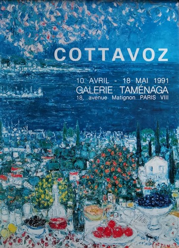 André cottavoz affiche - cottavoz,