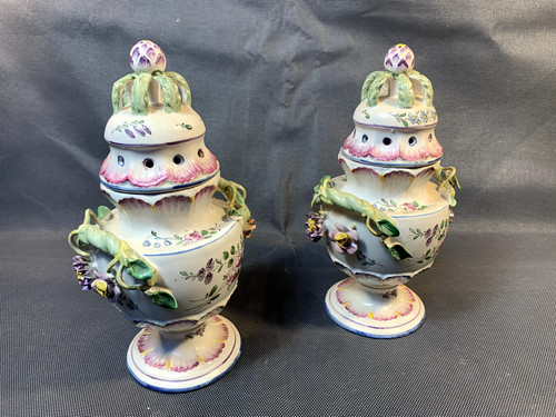 Paire anciens pots - d'anciens, en