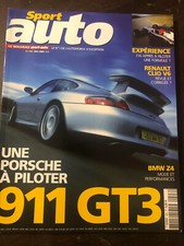 SPORT AUTO N°496 911 GT3 / BMW Z4 / CLIO V6 / CAYENNE TURBO VS PORSCHE 911 TURBO