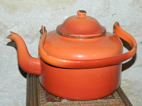 Kettle enamel vintage - ,
