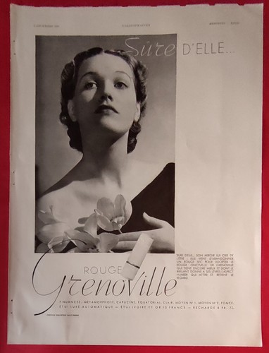 Publicité rouge lèvre - à,