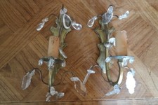 2 anciennes appliques a