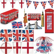 England Fête Décoration Mottoparty Royaume-Uni Déco Londres Uni Royaume-Uni