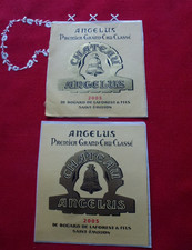 2 Etiquettes Château Angélus 2005 neuves